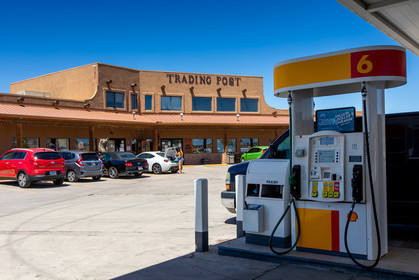 Station essence avant le Grand Canyon