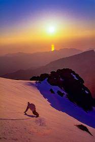 Snowboard en Corse