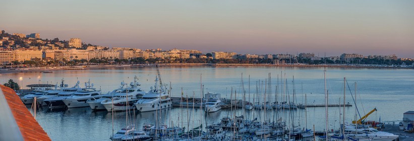 Cannes vue de l'Hôtel Radisson Blu 1835