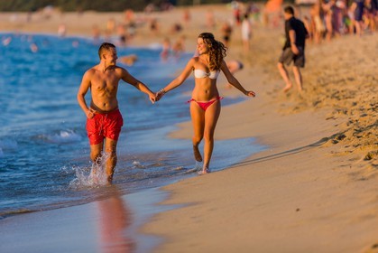 Couple sur une plage
