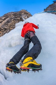Escalade glacière