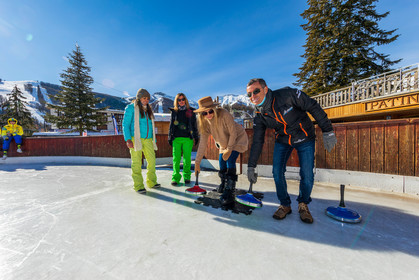 Pétanque sur glace