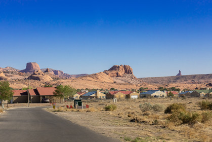 Sur la route pour aller à Antelope Canyon