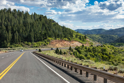 Sur la route en quittant Bryce Canyon