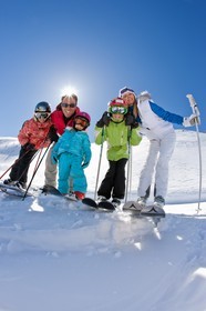 Famille au ski