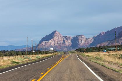Sur la route en quittant Bryce Canyon