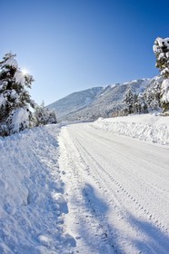 Route enneigée