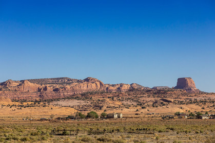 Sur la route pour aller à Antelope Canyon