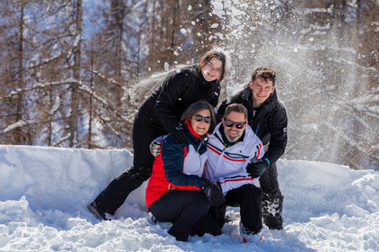 Famille neige