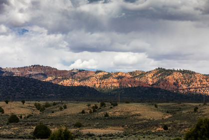 Sur la route pour aller à Bryce Canyon