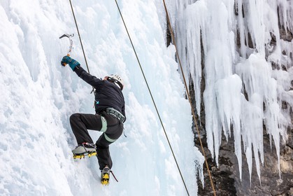 Escalade glacière