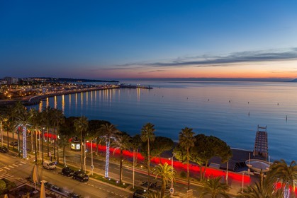 Cannes vue de l'Hôtel Martinez