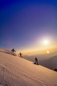 Snowboard en Corse
