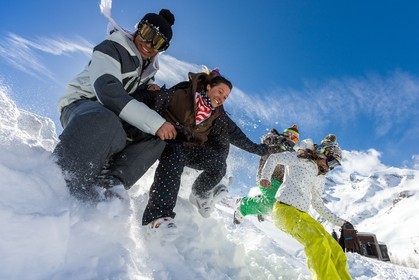 Jeux à la neige