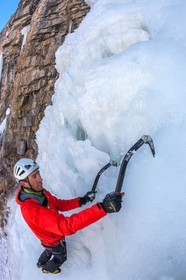 Escalade glacière