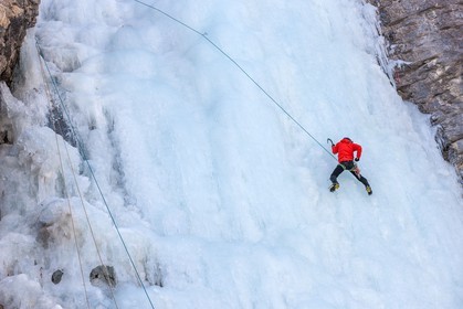 Escalade glacière