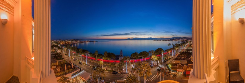 Cannes vue de l'Hôtel Martinez