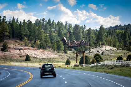 Sur la route en quittant Bryce Canyon