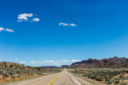 Sur la route pour aller à Bryce Canyon