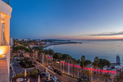 Cannes vue de l'Hôtel Martinez
