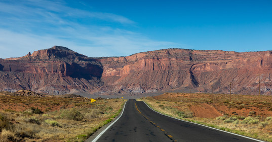 Route en quittant Monument Valley