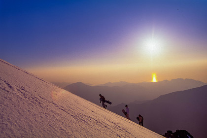 Snowboard en Corse