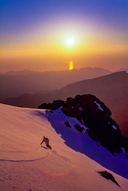 Snowboard en Corse