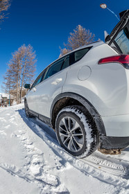 Ski aux pieds