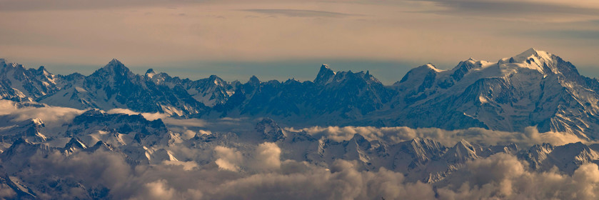 CHAINE DU MONT BLANC 74 HAUTE SAVOIE FRANCE