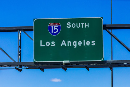 Panneau de signalisation Los Angeles
