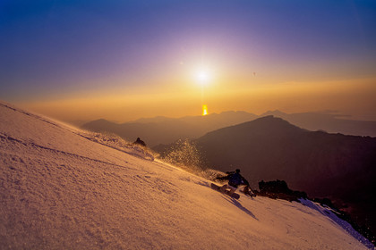 Snowboard en Corse