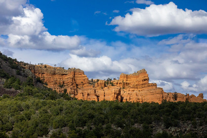 Sur la route en quittant Bryce Canyon