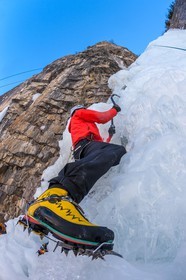 Escalade glacière