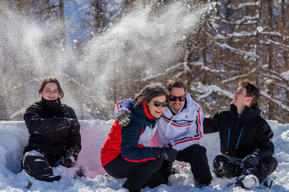 Famille neige