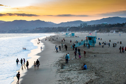 Etats-Unis, Californie-du-Sud, Los Angeles, Venice, Venice Beach, Poste de Sauveteur en mer