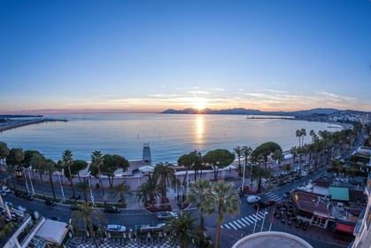 Cannes vue de l'Hôtel Martinez