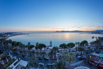 Cannes vue de l'Hôtel Martinez