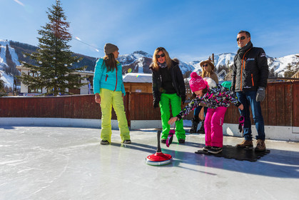 Pétanque sur glace