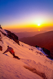 Snowboard en Corse