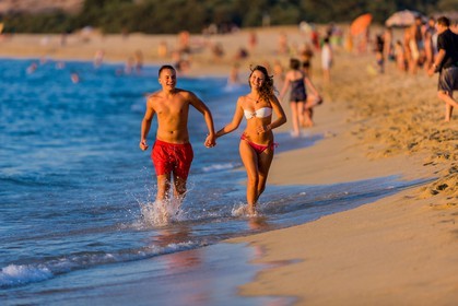 Couple sur une plage