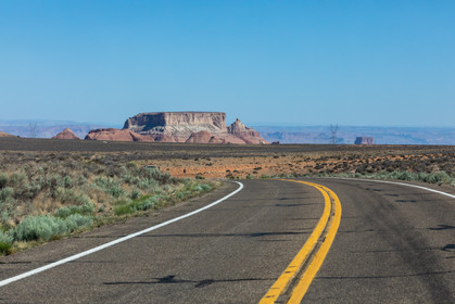Sur la route pour aller à Antelope Canyon