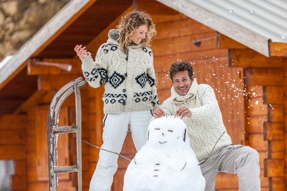 Jeux à la neige