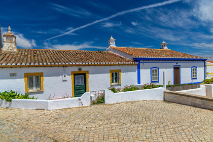 Portugal, Algarve, Cacela Velha village located east of Rio Formosa