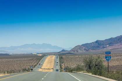 Sur la route pour aller à Bagdad Café