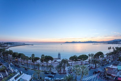 Cannes vue de l'Hôtel Martinez