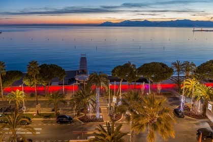 Cannes vue de l'Hôtel Martinez