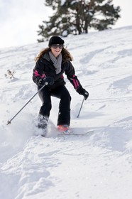Ski en poudreuse  à l'Audibergue
