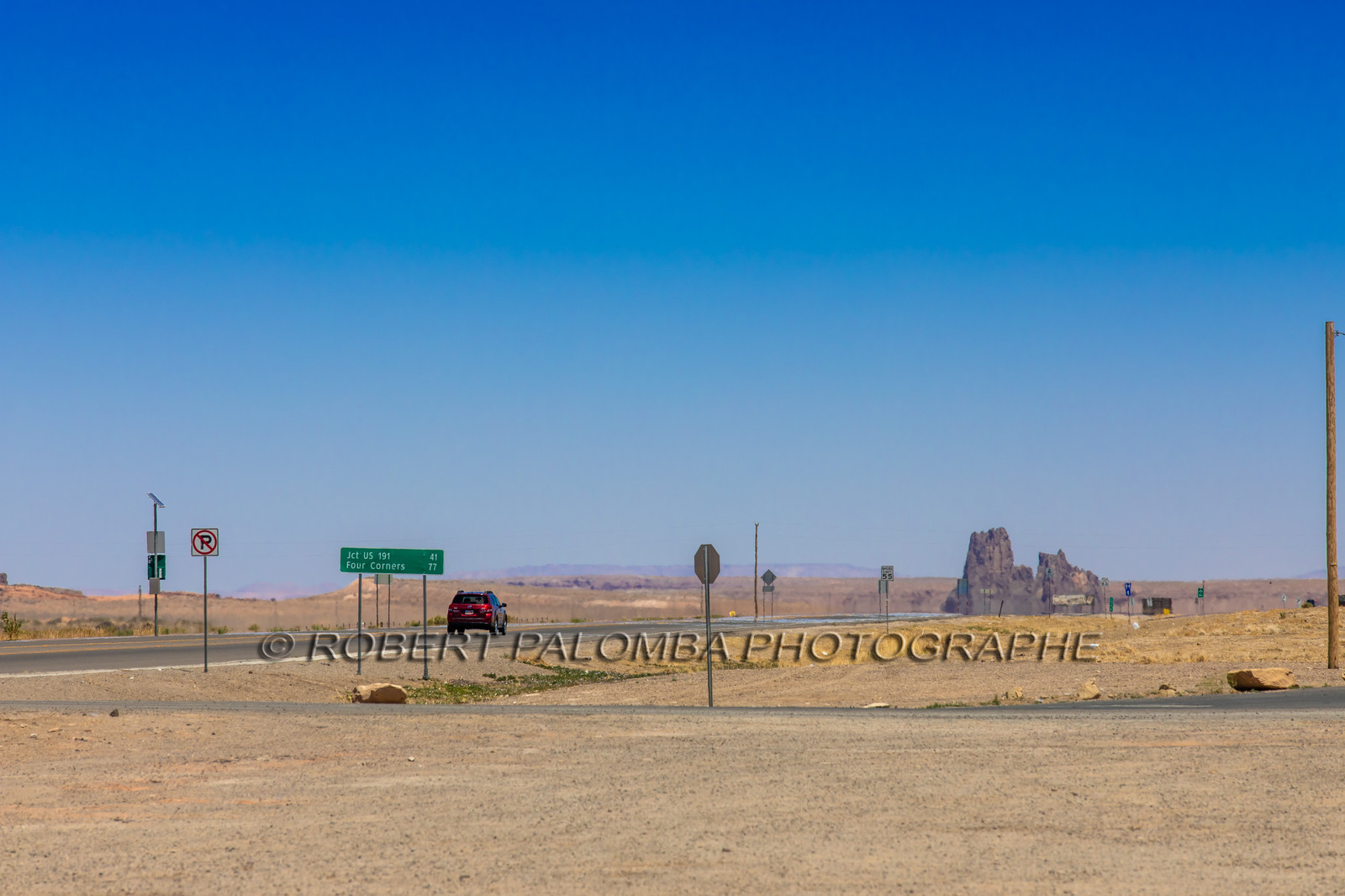 Sur la route pour aller à Monument valley