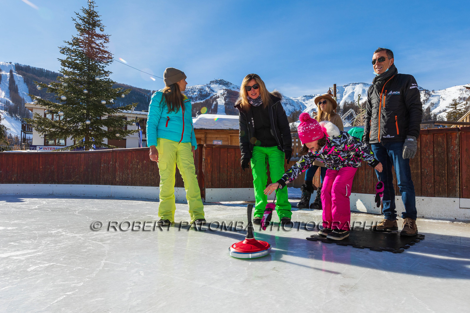 Pétanque sur glace