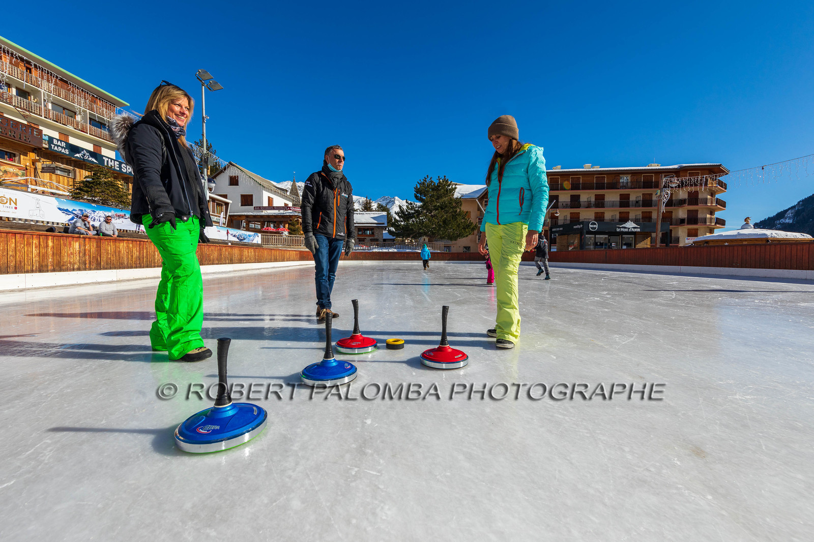 Pétanque sur glace